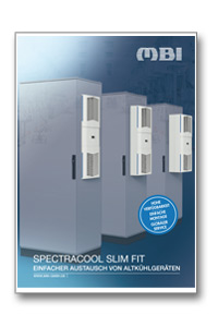 Einfacher Austausch von Altkühlgeräten mit der Spectracool Slim Fit-Serie